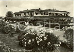 Cartolina originale da collezione 1953 FORTE DEI MARMI (LU) Veduta della CAPANNINA *Cartolina ANIMATA FG VG 1