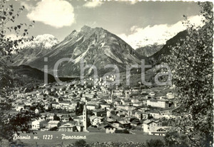 Cartolina originale da collezione 1965 BORMIO (SO) Veduta panoramica dall'alto *Cartolina postale FG VG 1
