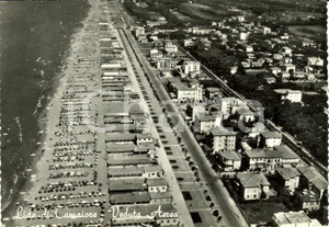 Cartolina originale da collezione 1959 LIDO DI CAMAIORE (LU) Veduta aerea del lungomare * Cartolina FG VG 1