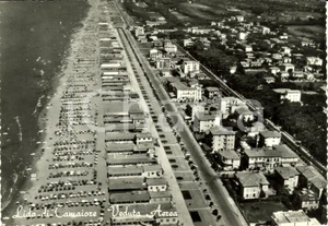 Cartolina originale da collezione 1959 LIDO DI CAMAIORE LU Veduta aerea del lungomare  Cartolina FG VG 1