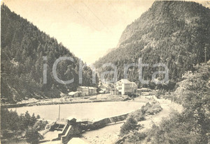 Cartolina originale da collezione 1940 ca PONTE MARMORA CN Panorama della frazione in VALLE MACRA FG NV 1