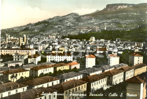Cartolina originale da collezione 1956 ASCOLI PICENO Panorama di Colle SAN MARCO Cartolina FG VG 1