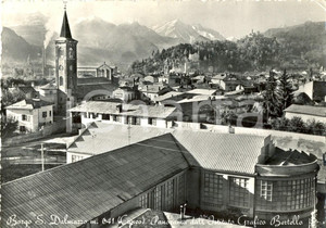 Cartolina originale da collezione 1951 BORGO SAN DALMAZZO (CN) l'Istituto Grafico BERTELLO *FG VG 1