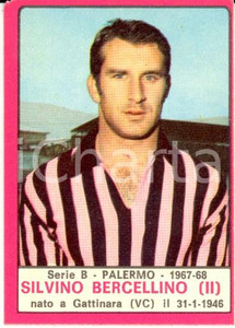 Oggetto da collezione cartaceo PANINI - CALCIATORI 1967 - 1968 Figurina Silvino BERCELLINO Serie B PALERMO 1