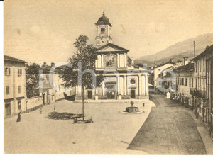 Cartolina originale da collezione 1956 BOVES (CN) Veduta di Piazza dell'OLMO *Cartolina ANIMATA FG VG 1