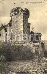 Cartolina originale da collezione 1931 FINALE LIGURE SV Veduta di CASTEL GAVONE Cartolina postale FP VG 1