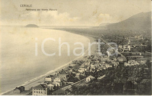 Cartolina originale da collezione 1930 ca CERIALE SV Panorama dal monte PICCARO Cartolina DANNEGGIATA FP VG 1