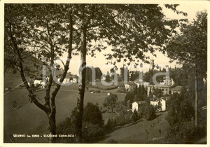 Cartolina originale da collezione 1938 SELVINO BG Veduta paese e dintorni Cartolina GRAVEMENTE DANNEGGIATA 1