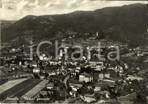 Cartolina originale da collezione 1956 SASSELLO (SV) Veduta panoramica paese e dintorni *Cartolina postale FG VG 1