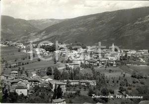 Cartolina originale da collezione 1967 BRENTONICO TN Veduta panoramica paese e vallata Cartolina postale FG VG 1