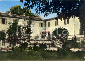 Cartolina originale da collezione 1960 TRESCORE BALNEARIO (BG) Giardini delle Terme di SAN PANCRAZIO *FG VG 1