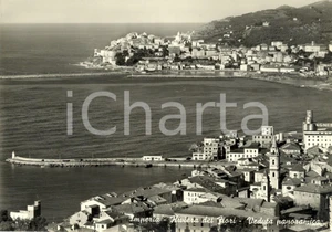 Cartolina originale da collezione 1955 IMPERIA  Riviera dei FIORI Veduta panoramica della città Cartolina FG VG 1