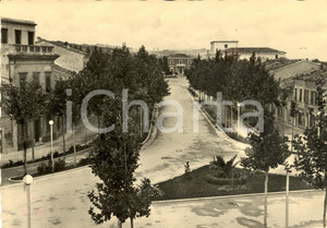 Cartolina originale da collezione 1950 ca FANO PU Veduta di Viale CAIROLI Cartolina postale FP NV 1