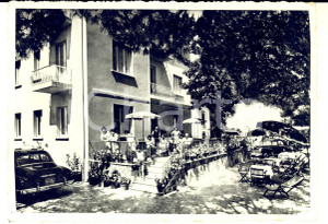 Cartolina originale da collezione 1958 RICCIONE (RN) Pensione MONTEBELLO *Cartolina proprietario PEDERZOLI FG 1