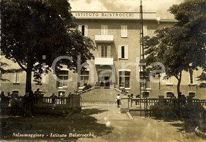 Cartolina originale da collezione 1955 SALSOMAGGIORE TERME (PR) Veduta Istituto Termale BAISTROCCHI *Animata FG VG 1