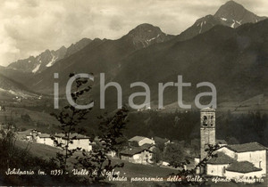 Cartolina originale da collezione 1950 SCHILPARIO (BG) Veduta panoramica paese e Valle di SCALVE *Cartolina FG VG 1