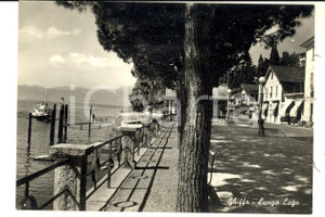 Cartolina originale da collezione 1960 GHIFFA VB Veduta del lungolago con pontile  Cartolina postale FG VG 1
