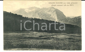 Cartolina originale da collezione 1915 ca SAUZE DI CESANA TO GRAND ROCHE con vista ghiacciai Cartolina FP NV 1