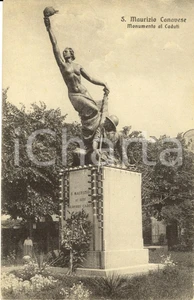 Cartolina originale da collezione 1925 ca SAN MAURIZIO CANAVESE TO Monumento ai Caduti Cartolina FP NV 1