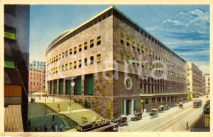 Cartolina originale da collezione 1938 NAPOLI Palazzo delle REGIE POSTE e TELEGRAFI *Cartolina ANIMATA FP NV 1