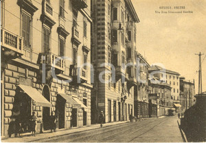 Cartolina originale da collezione 1940 ca GENOVA VOLTRI Via Don Giovanni VERITA  Cartolina ANIMATA FG NV 1