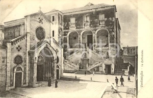 Cartolina originale da collezione 1915 ca VENTIMIGLIA IM Cattedrale di SANTA MARIA ASSUNTA Cartolina FP NV 1