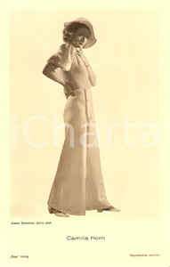 Cartolina originale da collezione 1935 CINEMA Attrice Camilla HORN Ritratto a figura intera *Cartolina FP NV 1