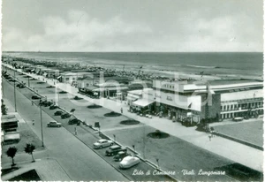 Cartolina originale da collezione 1959 LIDO DI CAMAIORE Cinema ristorante CONTE VERDE su lungomare Cartolina FG VG 1