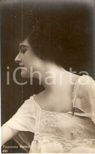 Cartolina originale da collezione 1925 ca CINEMA Ritratto Francesca BERTINI Attrice*Cartolina FP NV 1