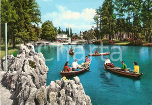 Cartolina originale da collezione 1963 BOLOGNA Giardini Margherita Barche a remi nel laghetto *Cartolina VINTAGE 1