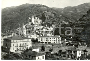 Cartolina originale da collezione 1968 DOLCEACQUA IM Scorcio panoramico del paese Cartolina ANIMATA FG VG 1