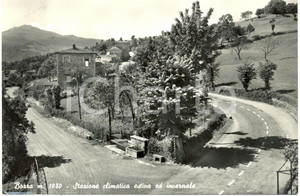 Cartolina originale da collezione 1958 LAMA MOCOGNO MO Panorama della frazione BORRA Cartolina FG VG 1