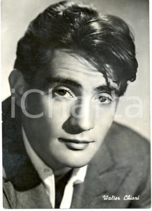 Cartolina originale da collezione 1955 ca CINEMA TV Walter CHIARI Ritratto Attore Conduttore *Cartolina FG NV 1