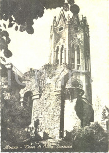 Cartolina originale da collezione 1960 MIRANO VE Torre di VILLA BARZIZZA Cartolina FG VG 1