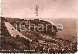 Cartolina originale da collezione 1949 LIVORNO Frazione QUERCIANELLA Panorama Campolecciano *Cartolina FG VG 1