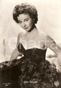 Cartolina originale da collezione 1957 SI SIGNOR GENERALE! Susan HAYWARD nel film di H.C. POTTER *Cartolina FG NV 1