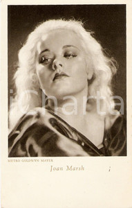 Cartolina originale da collezione 1940 ca CINEMA Actress Joan MARSH Portrait Cartolina FP NV 1