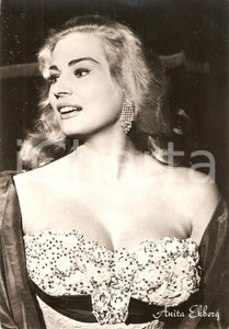 Cartolina originale da collezione 1955 ca CINEMA Actress Anita EKBERG Portrait *Cartolina FG NV 1