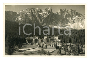 Cartolina originale da collezione Carezza anni '30, Hotel Carezza - veduta d'epoca 1