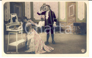 Cartolina originale da collezione 1910 ca COSTUMI FRANCIA  Il rimprovero dell'innamorato *Cartolina VINTAGE 1