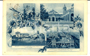 Cartolina originale da collezione 1929 VALPOLCEVERA Il Santuariobasilica N. S. DELLA GUARDIA Vedutine  Cartolina 1
