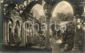 Cartolina originale da collezione 1920 ca PALERMO Chiostro e chiesa di SAN GIOVANNI DEGLI EREMITI *Cartolina FP NV 1