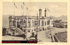 Cartolina originale da collezione 1933 PORTOFINO (GE) VETTA Ristorante - Cartolina animata FP VG 1