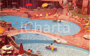 Cartolina originale da collezione 1970 ca GALVESTON (USA) Piscina dell'hotel NEW JACK TAR *Cartolina FP NV VINTAGE 1