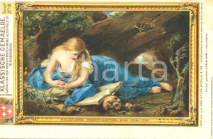 Cartolina originale da collezione 1910 ca Pompeo BATTONI Magdalena KLASSISCHE GEMAELDE *Cartolina ILLUSTRATA FP NV 1