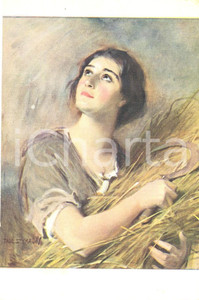 1917 Tadé STYKA Vision *Cartolina postale ILLUSTRATA  riproduzione dipinto FP NV