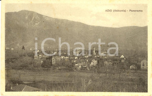 Cartolina originale da collezione 1923 AZZIO VA Veduta panoramica del paese  Cartolina VALCUVIA FP VG 1