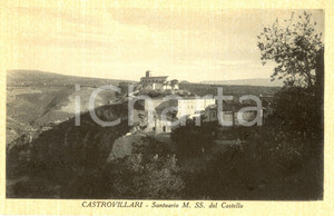 Cartolina originale da collezione 1940 ca CASTROVILLARI CS Santuario MADONNA del CASTELLO Cartolina FP NV 1