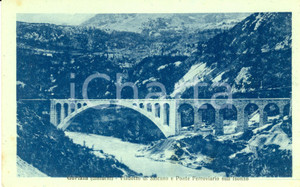 Cartolina originale da collezione 1915 ca GORIZIA Viadotto di SALCANO e ponte ferroviario sull ISONZO  FP NV 1