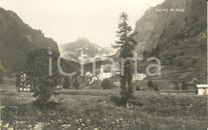 Cartolina originale da collezione 1940 ca BALME TO VALLI DI LANZO Scorcio panoramico del paese Cartolina FP VG 1